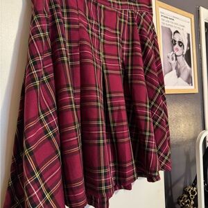 NWT Torrid Red Plaid Tartan Skirt